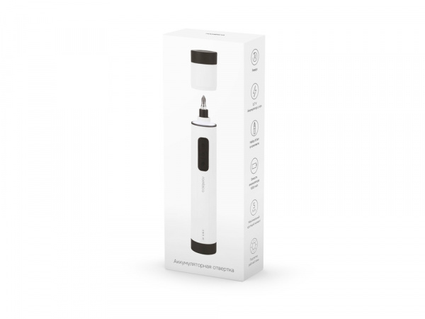 Отвертка аккумуляторная Rombica MyKit S1 White